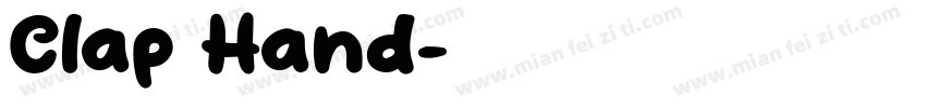Clap Hand字体转换